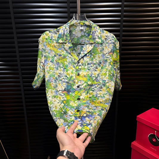 Green Bush Floral Shirt