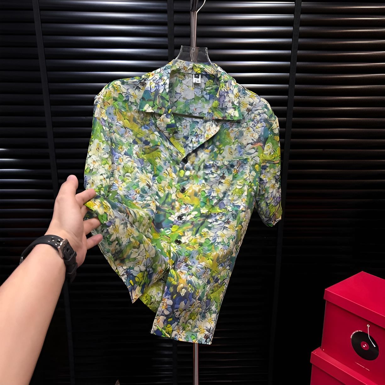 Green Bush Floral Shirt