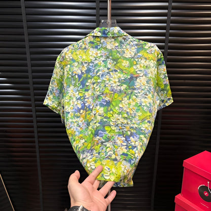 Green Bush Floral Shirt