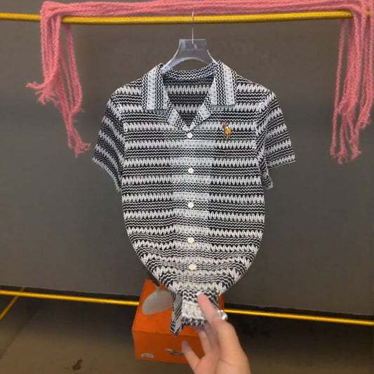 Rider With Wave Pattern Shirt
