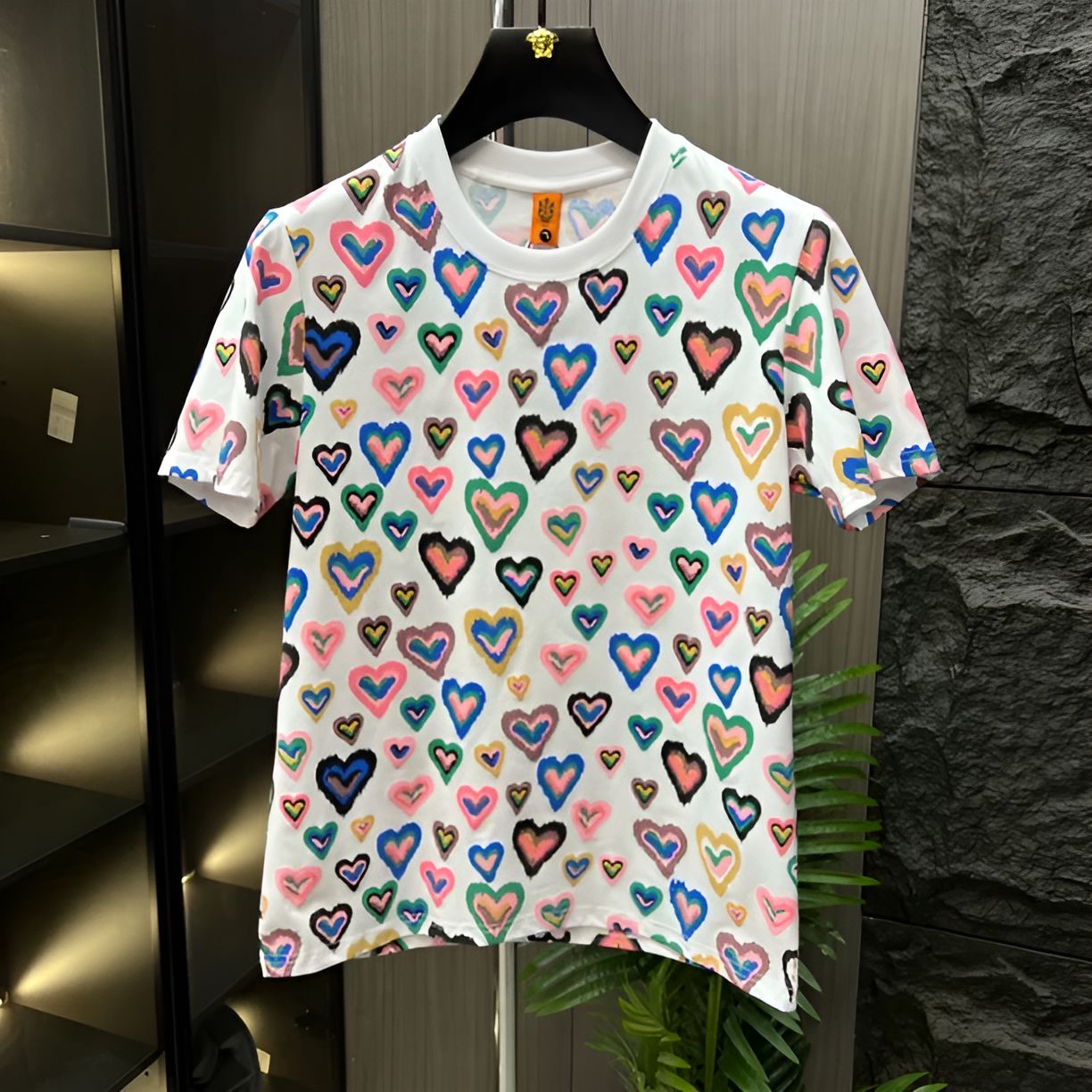 Heart Pattern T-Shirt