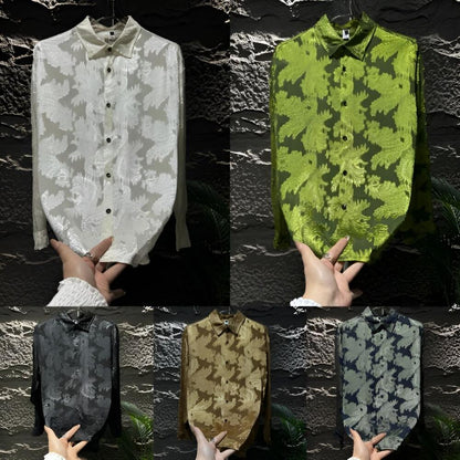Floral Embossed Shirt