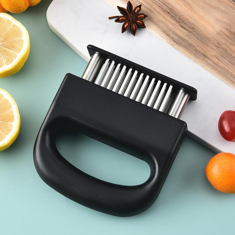 Stainless steel meat mallet
