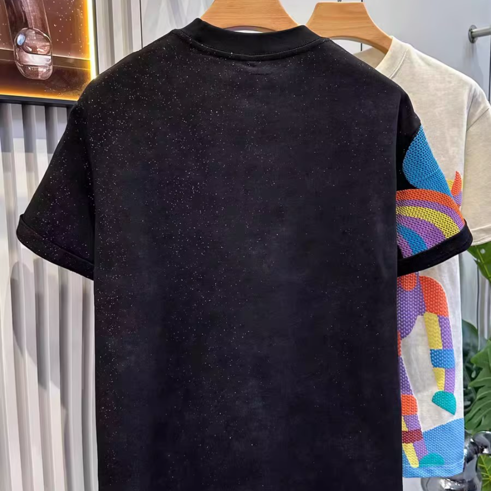 Pony Colorful Print Short-Sleeve
