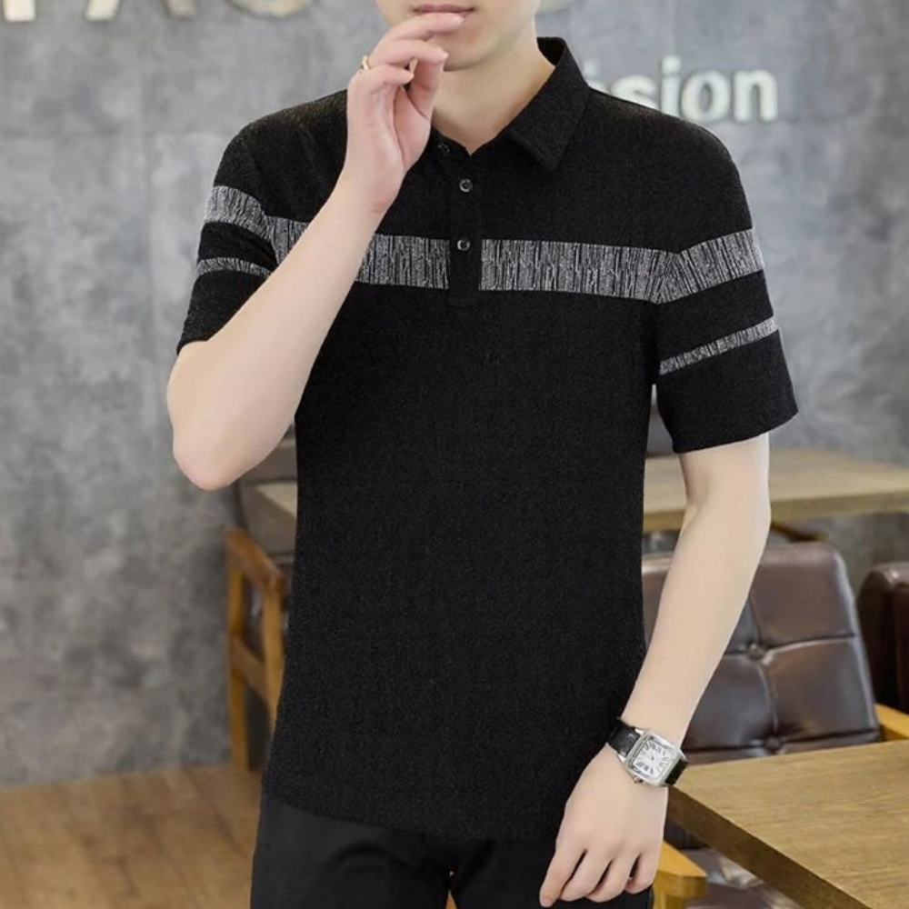 Silk Thread Business Polo Shirt