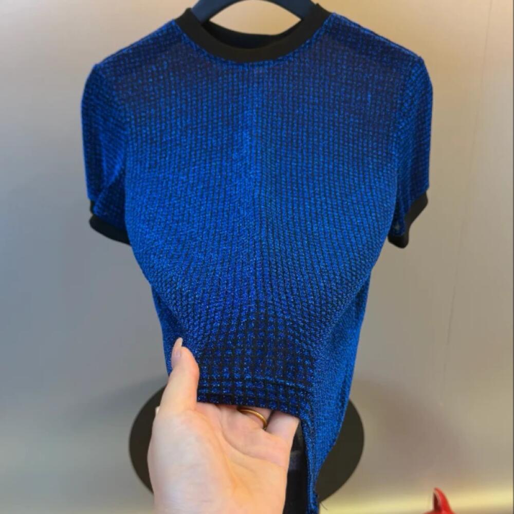 Solid Color Ice Silk Breathable T-Shirt(Buy 3 Free Shipping)