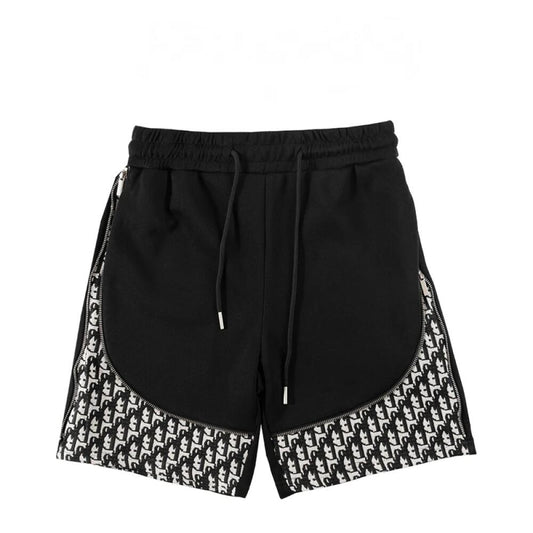 Zipper Decor Casual Five-Point Shorts