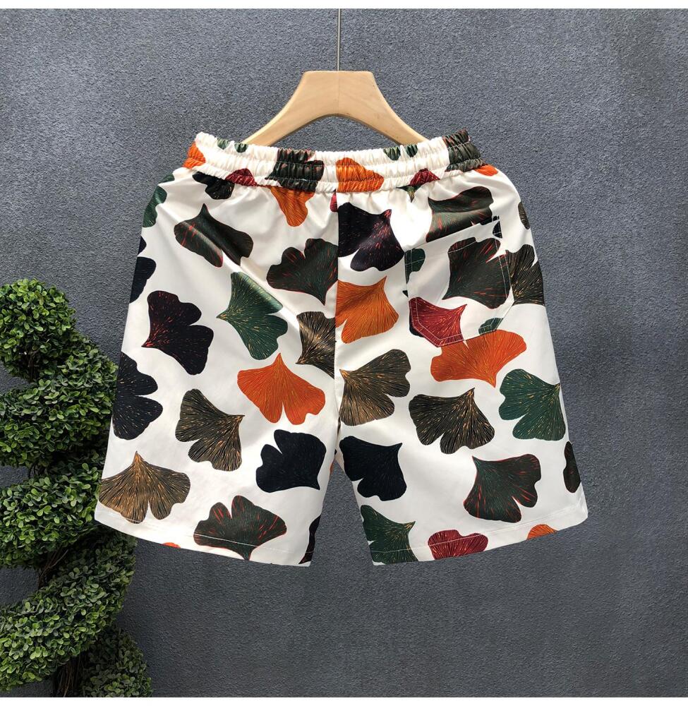 Leaf Pattern Shorts