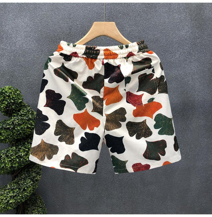 Leaf Pattern Shorts