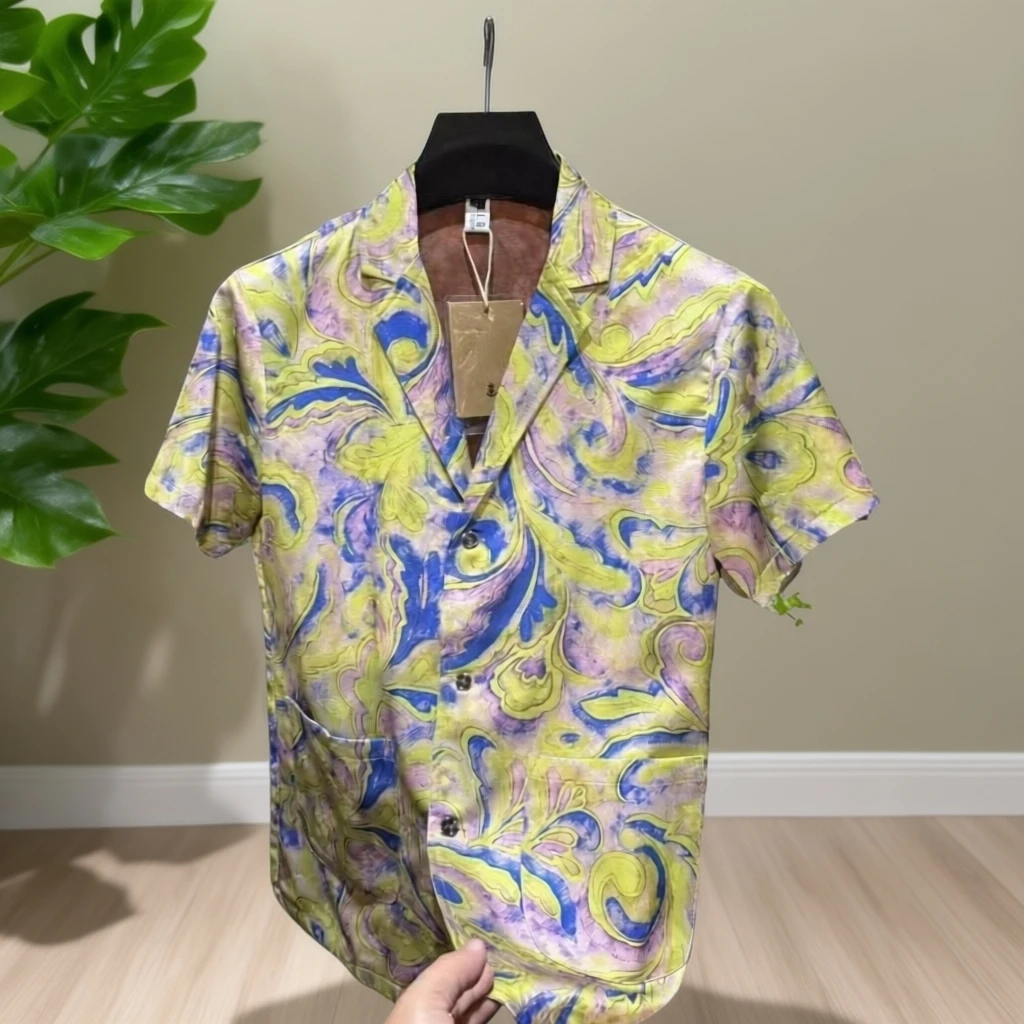 Butterfly Subtle Leaf Pattern Shirt