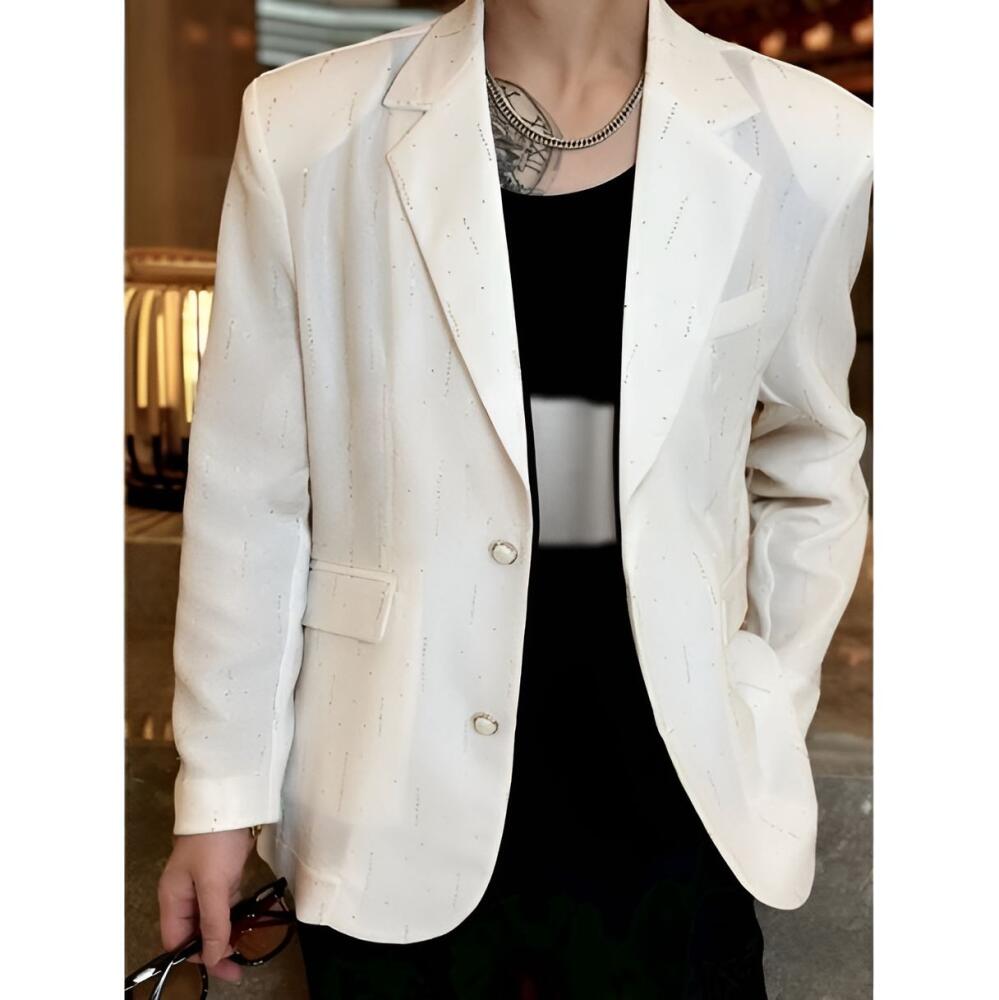 Rhinestone Casual Blazer