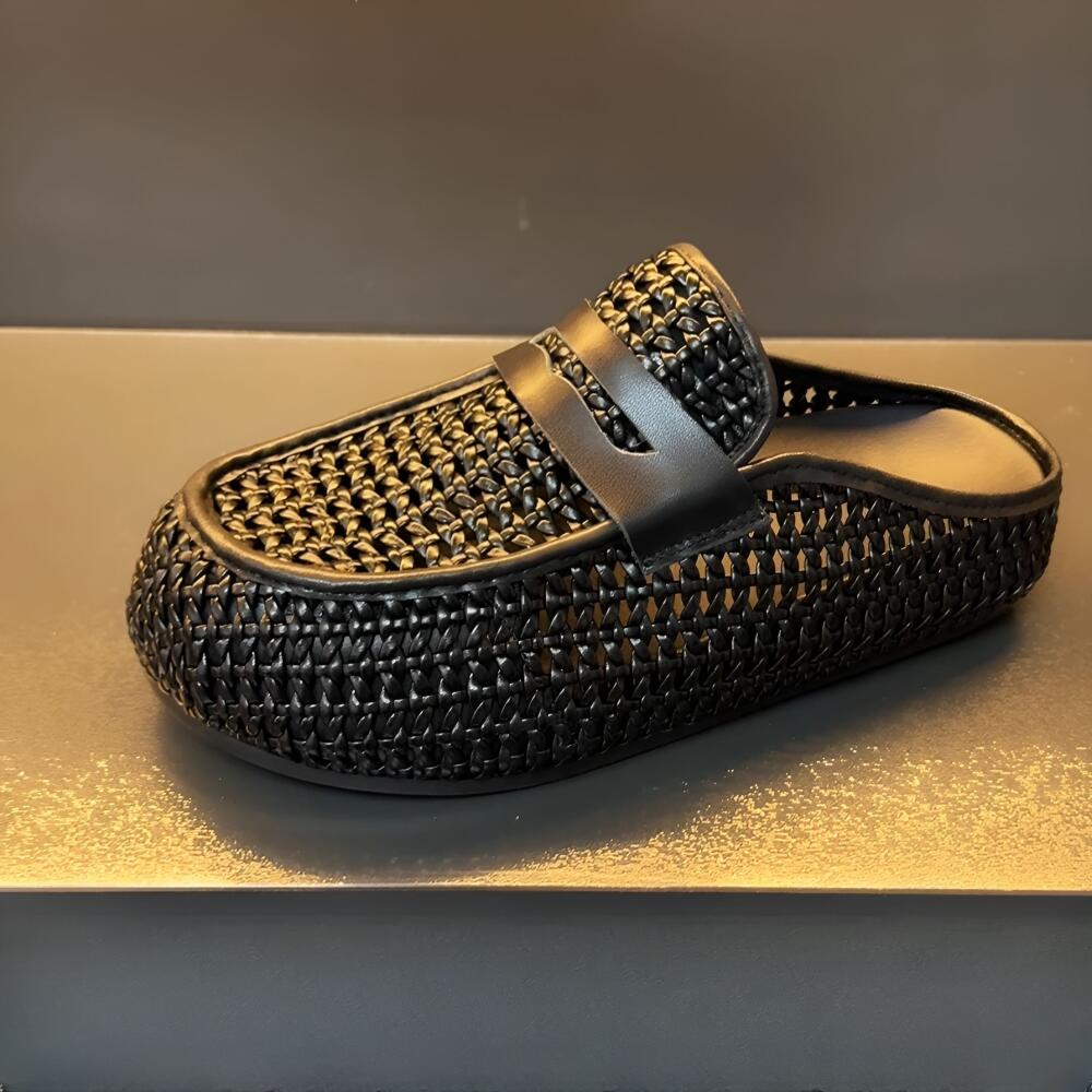 Handwoven Hollow Out Birkenstock Style Shoes