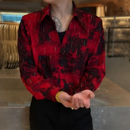 Party Series Rhinestone Shirt