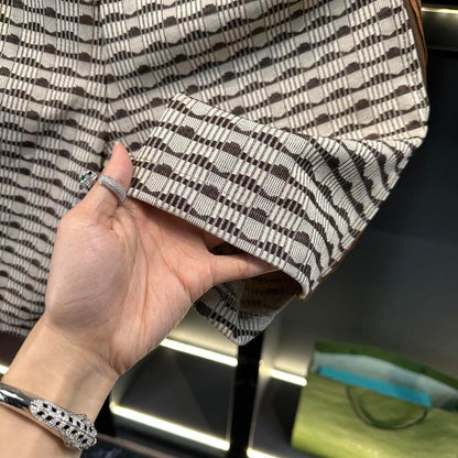 Wave & Side Stripe Casual Pants