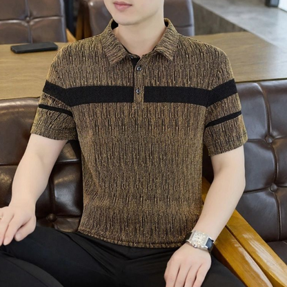 Silk Thread Business Polo Shirt