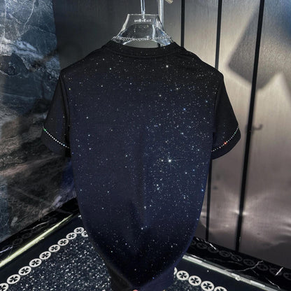 Colorful Gem Rhinestone T‑Shirt