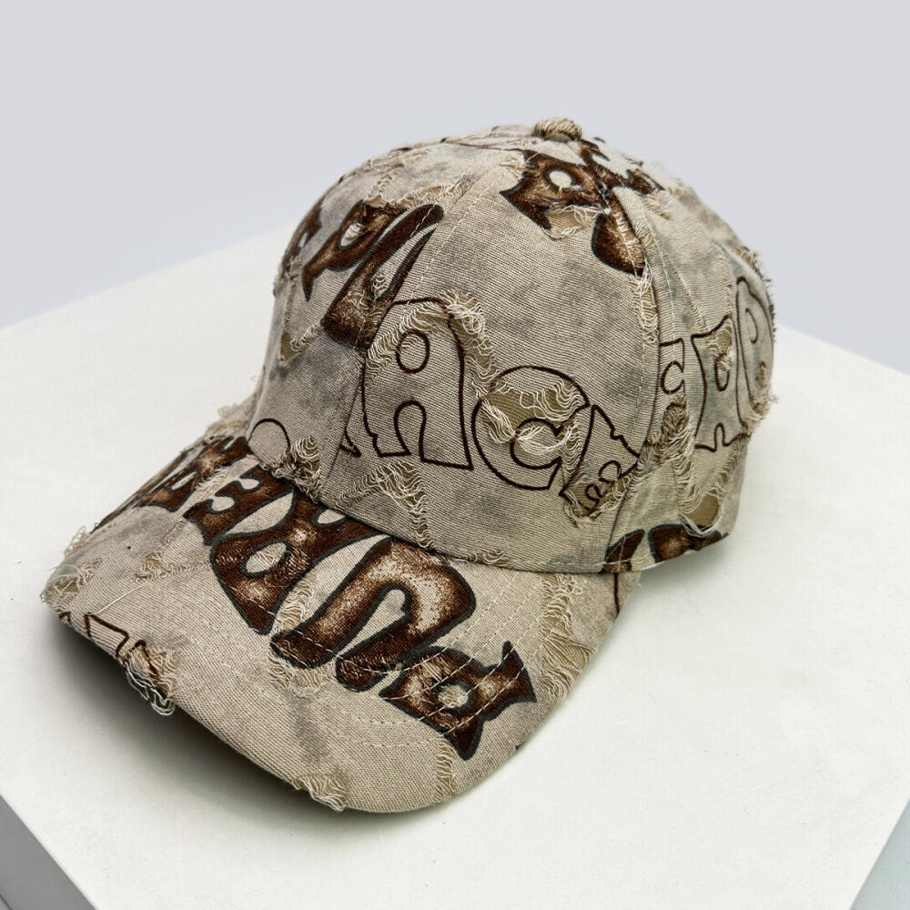 distressed canvas hat
