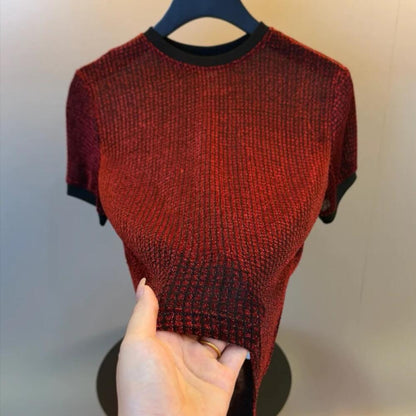 Solid Color Ice Silk Breathable T-Shirt(Buy 3 Free Shipping)