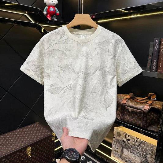Vintage Leaf Ripped T-Shirt