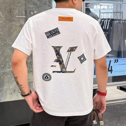 Luxury Embroidery & Patch T-Shirt