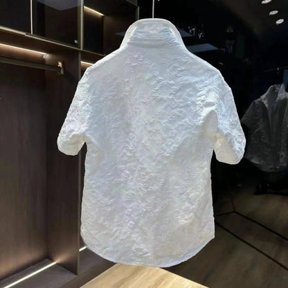 Flower Embossed Shirt