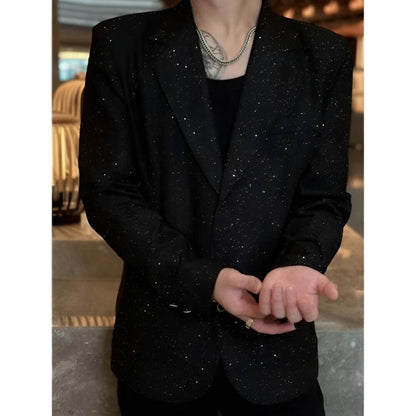Rhinestone Casual Blazer
