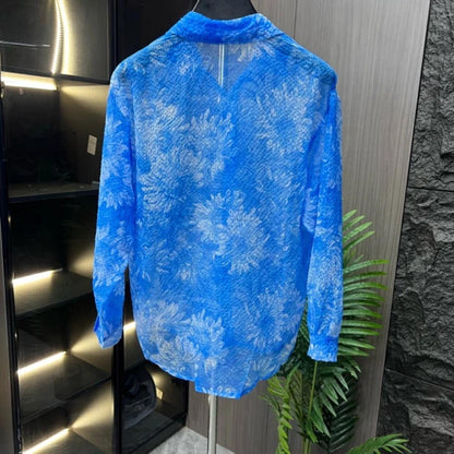 Floral Pattern Lightweight Shirt