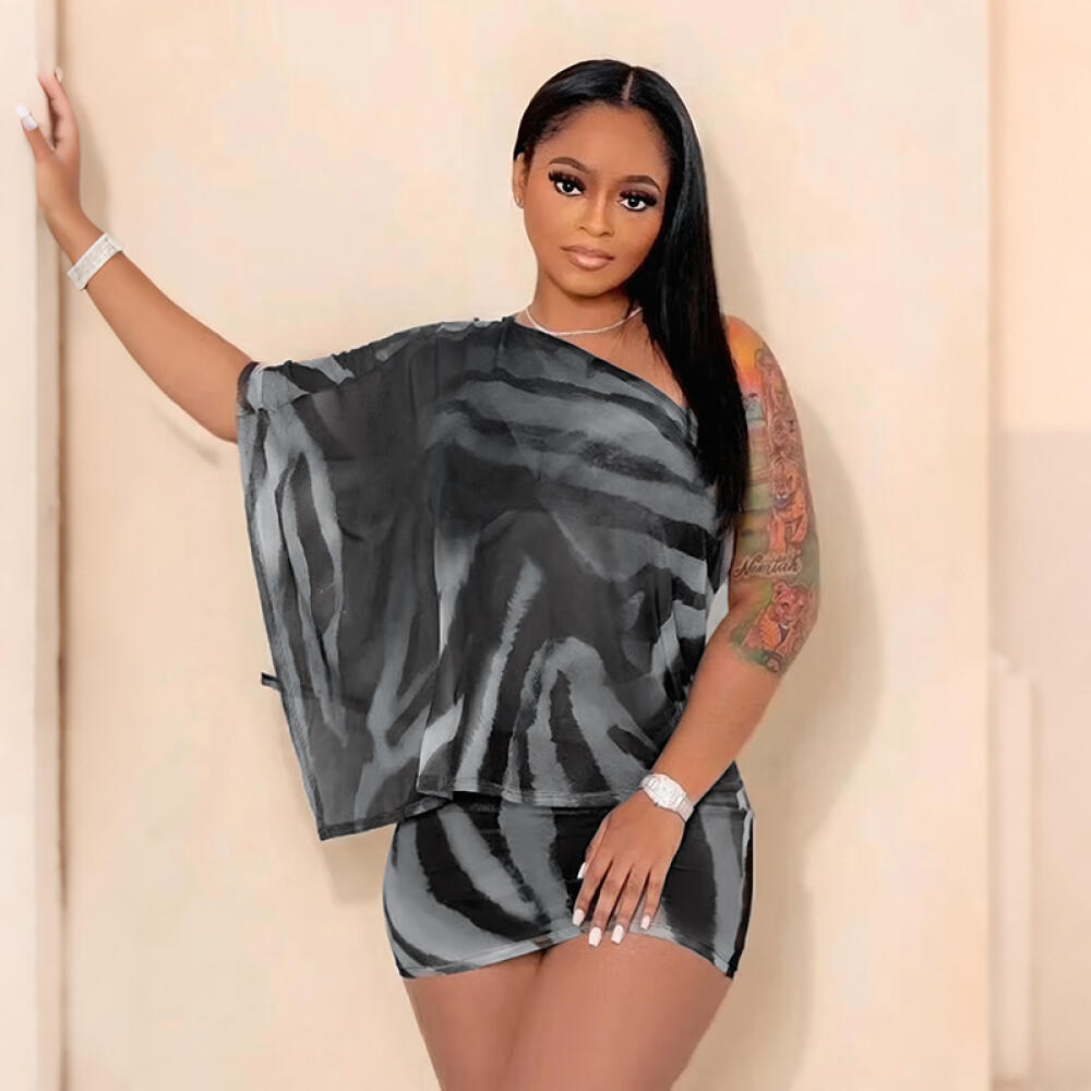 two-piece set of cover-up and skirt