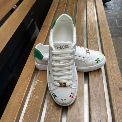 Subtle Bee Embroidered Casual Shoes