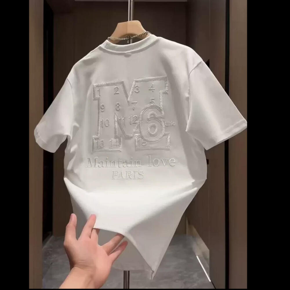 Embroidered Number T-shirt
