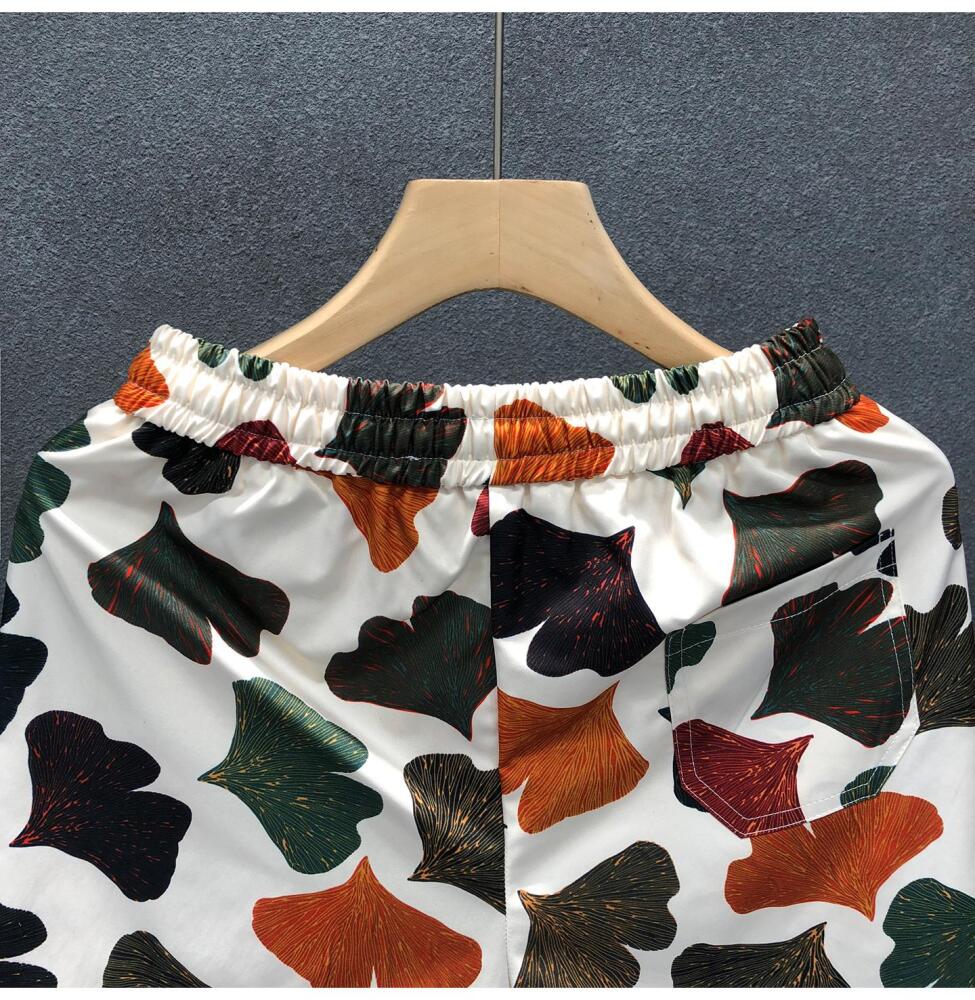 Leaf Pattern Shorts