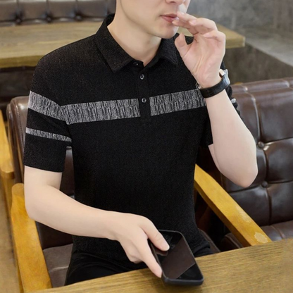 Silk Thread Business Polo Shirt