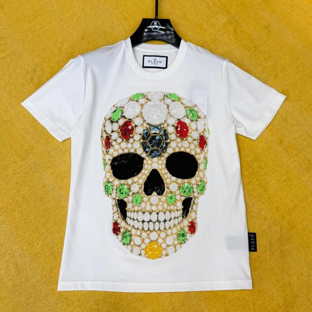 Jewel Skull Rhinestone T‑Shirt