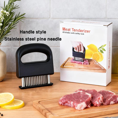 Stainless steel meat mallet
