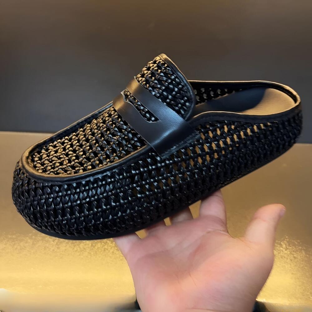 Handwoven Hollow Out Birkenstock Style Shoes