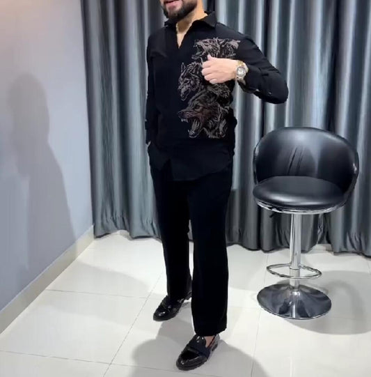 Wolf Totem Long-Sleeved Shirt