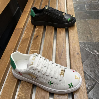 Subtle Bee Embroidered Casual Shoes