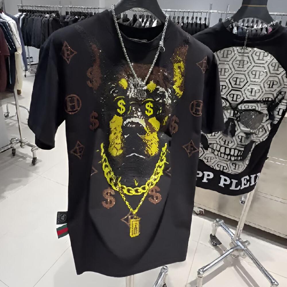 Lucky Dog Rhinestone T-Shirt