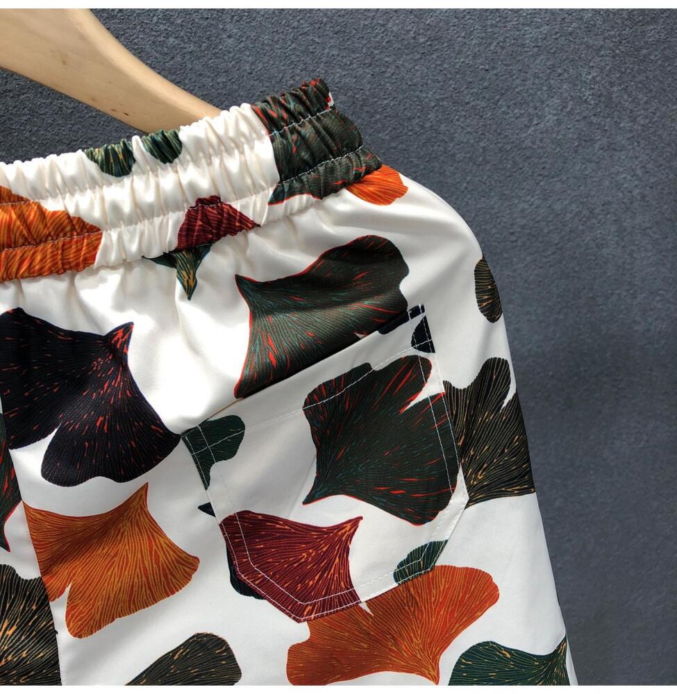 Leaf Pattern Shorts