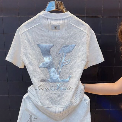Gradient Heat Transfer Mesh T-Shirt