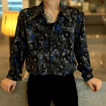 Party Series Rhinestone Shirt
