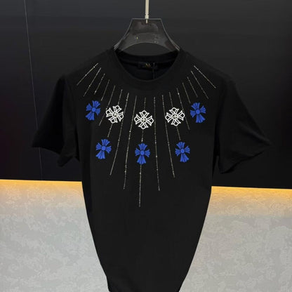 Cross Rhinestone T‑Shirt