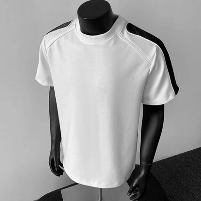 High-end snakeskin short-sleeved shirt