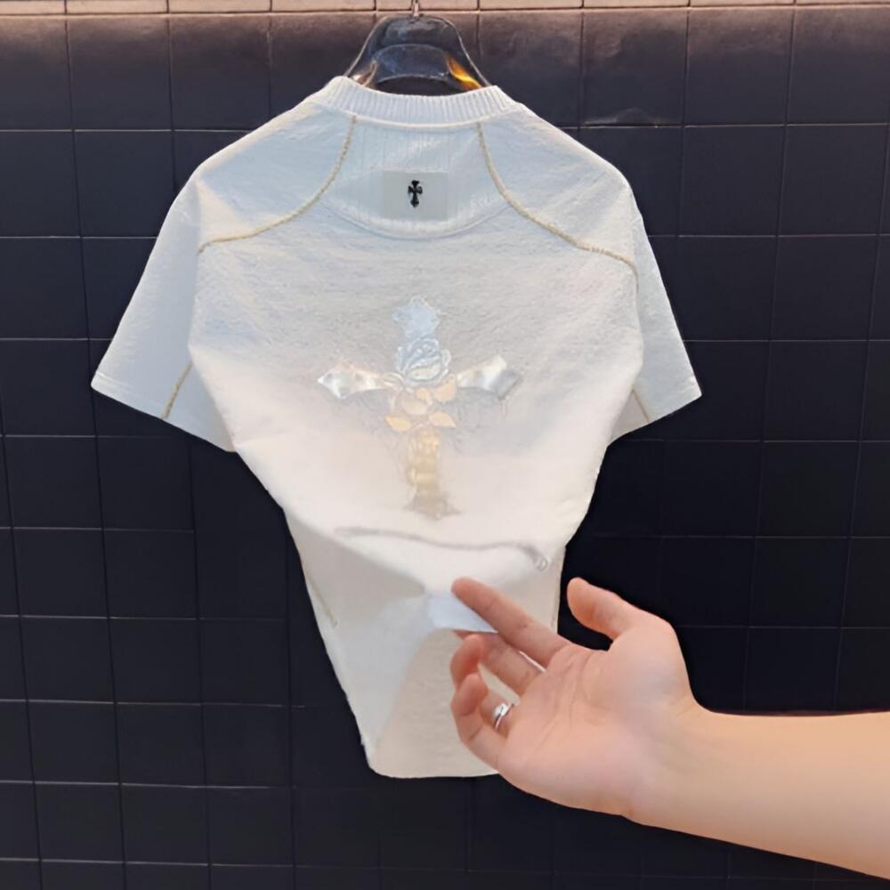 Rose Cross T‑Shirt