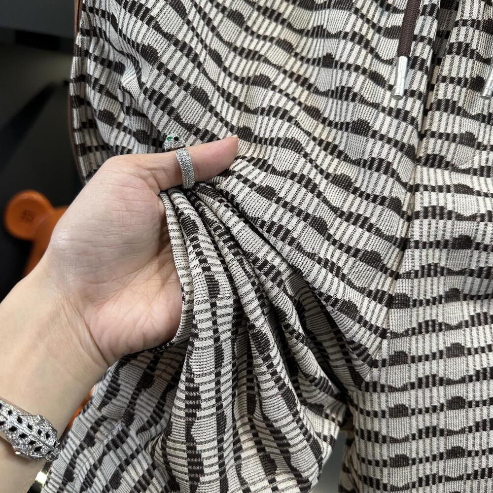 Wave & Side Stripe Casual Pants