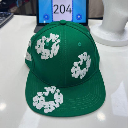 Flower Embroidered Baseball Cap