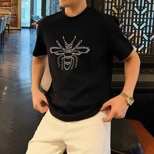 Bee Beaded T‑Shirt