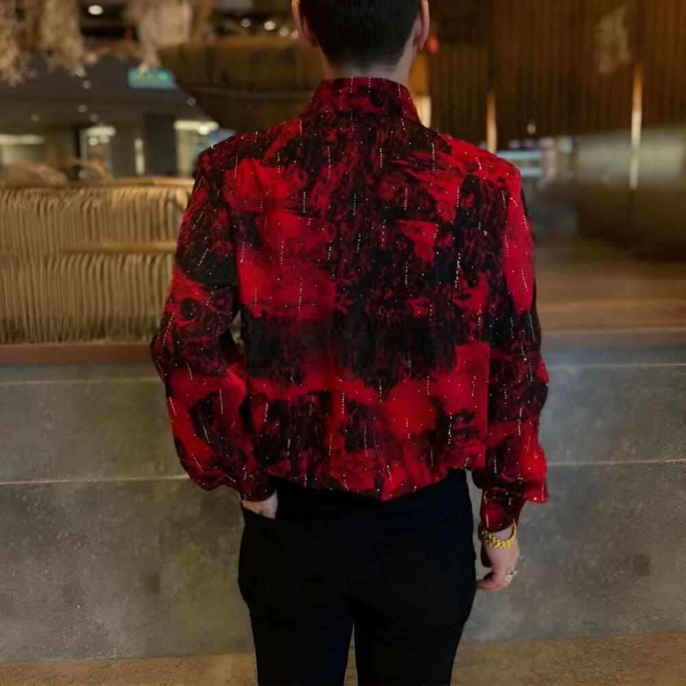 Party Series Rhinestone Shirt