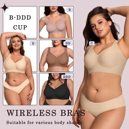 Jelly Bra Plus Size Supportive Seamless Bras(Buy 2 Save 10%)