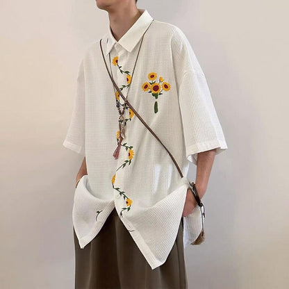 Sunflower Print Shirt